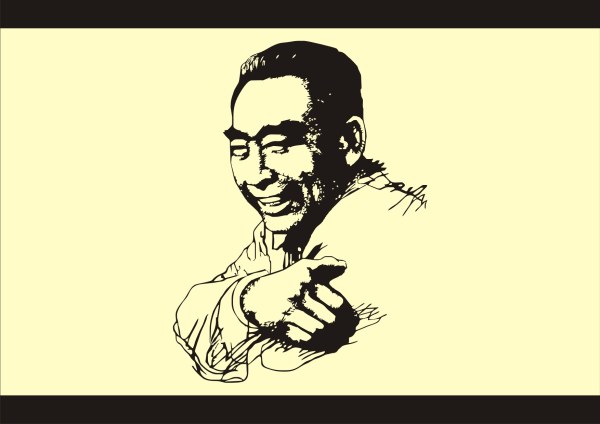 周总理（周恩来总理肖像）矢量