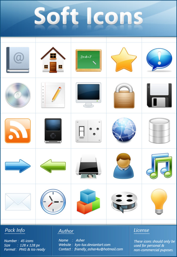 Soft&nbsp;Icons png 图标