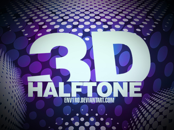 3D&nbsp;Halftone&nbsp;ps笔刷