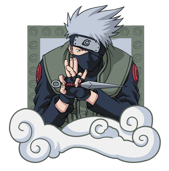 火影忍者人物矢量素材-4