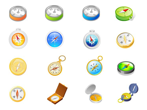 指南针矢量素材