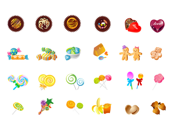 糖果矢量素材
