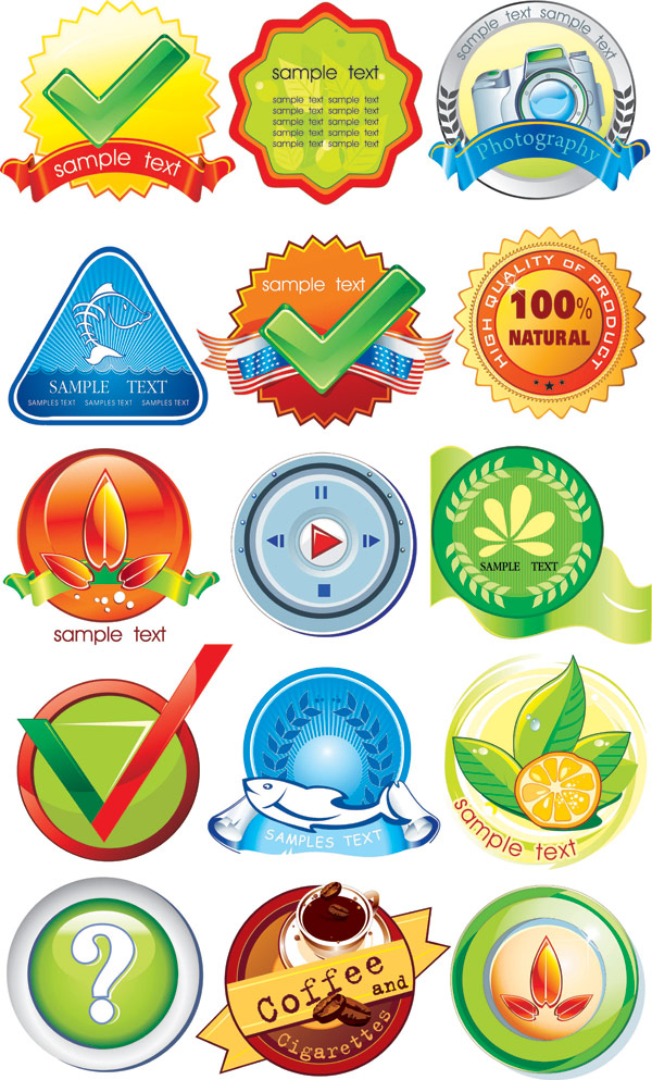 一些好看的质感图标矢量素材（修复）