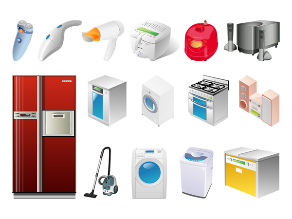 家用电器矢量素材之二
