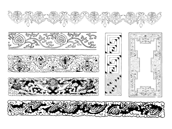 中国古典矢量素材之十七