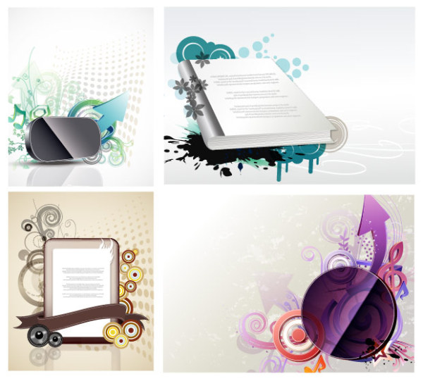 时尚主题插图矢量素材