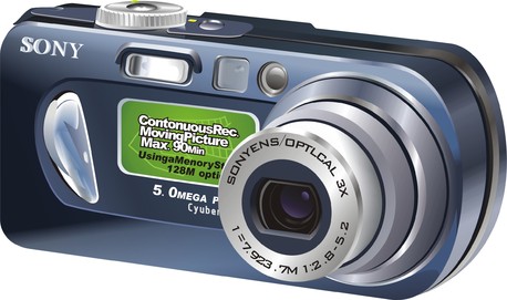 索尼相机矢量素材