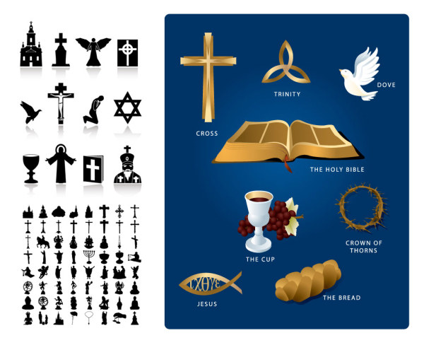 宗教主题矢量素材