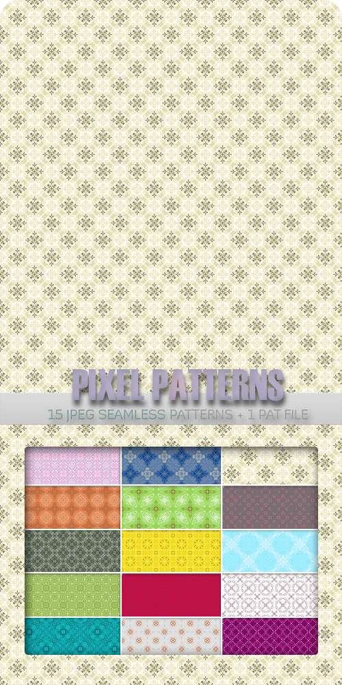 15款高清晰清新淡雅细花图案（附高清JPEG样图）