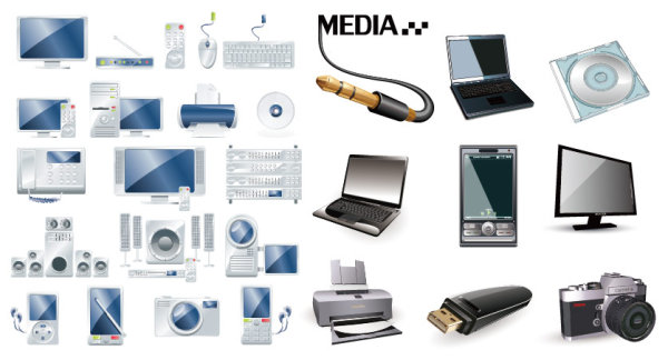 数码产品图标矢量素材