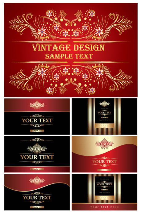 欧式古典花纹背景