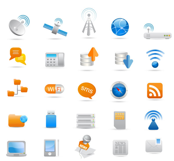 手机图标矢量素材