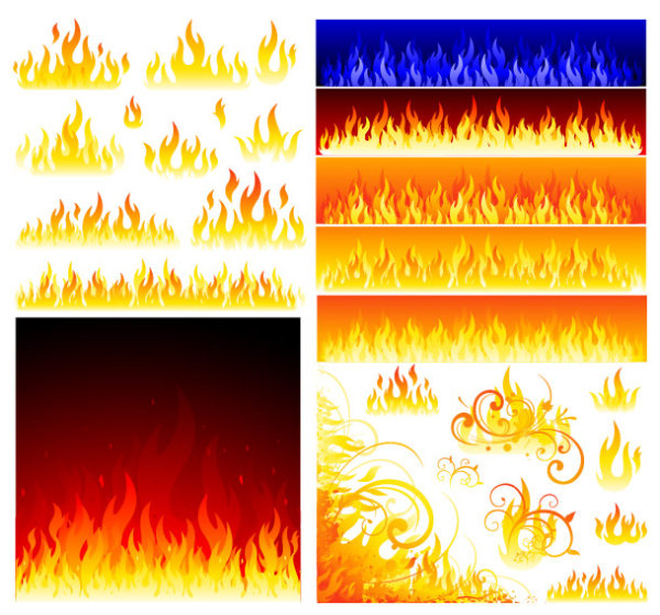 火焰矢量素材