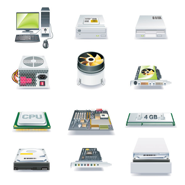 电脑,科技&nbsp;图标矢量素材