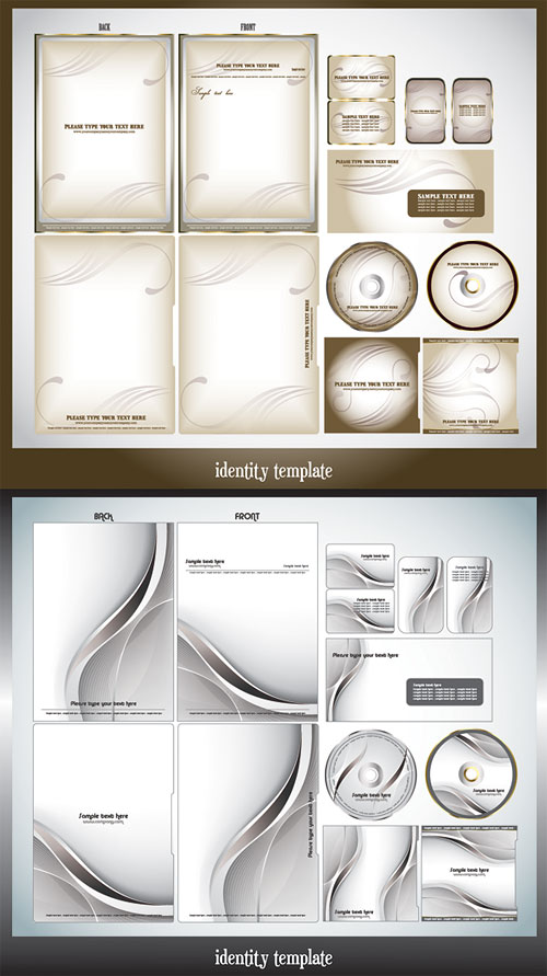 企业VI系统在商业中&mdash;矢量素材