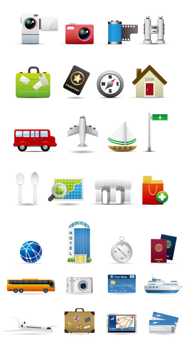 2款旅行主题矢量素材