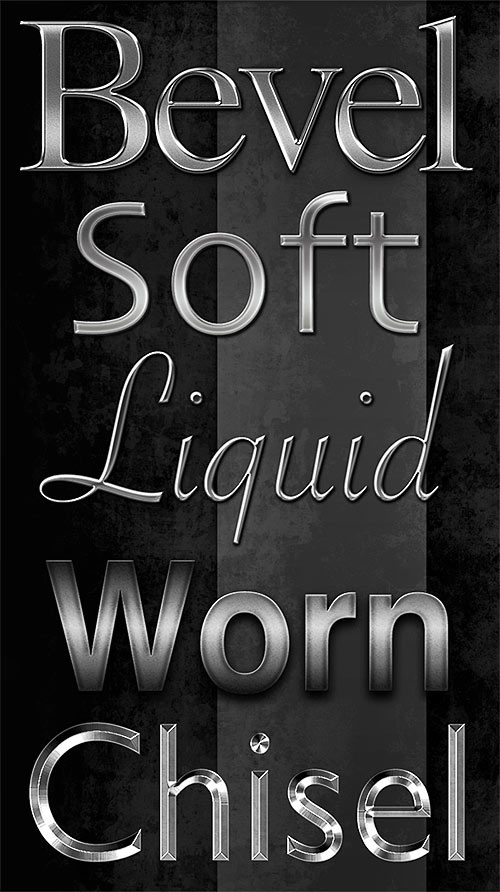 超酷金属字特效ps样式(含psd)