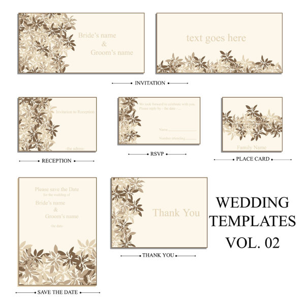 精美花纹卡片01&mdash;&mdash;矢量素材