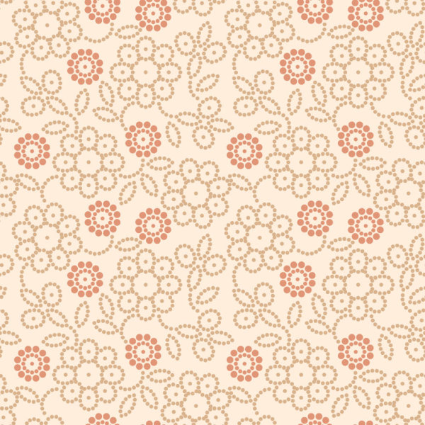 复古花卉图案04&mdash;&mdash;矢量素材