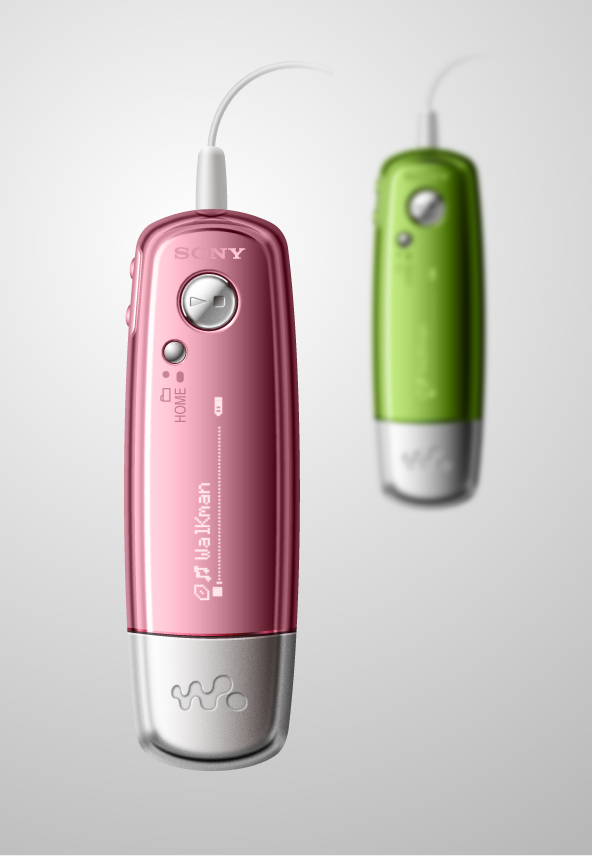 The high simulation layered SONY mp3 vector material