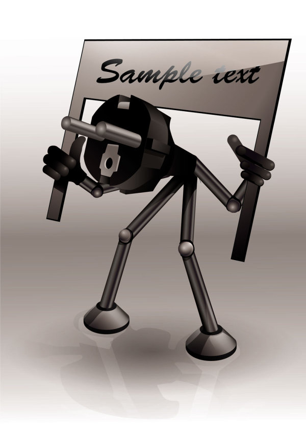 卡通插头05&mdash;&mdash;矢量素材