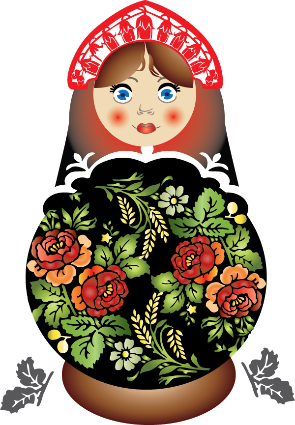 绚丽的民间工艺品画07——矢量素材