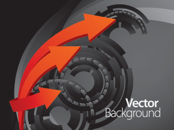 动感箭头01&mdash;&mdash;矢量素材