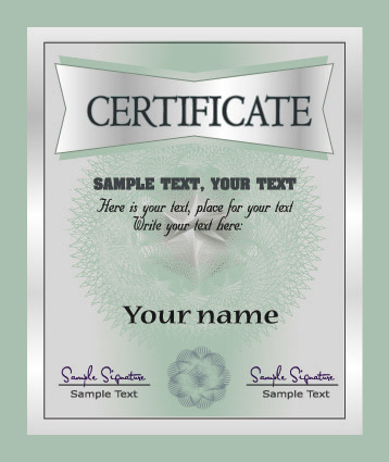 欧式证书02&mdash;&mdash;矢量素材