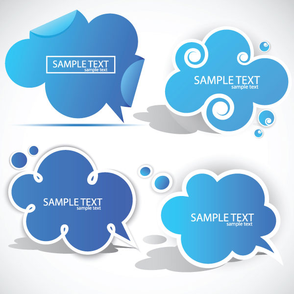 七彩泡泡卷纸04&mdash;&mdash;矢量素材