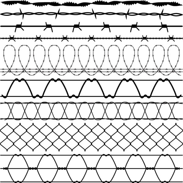 钢丝网素材&mdash;&mdash;矢量素材