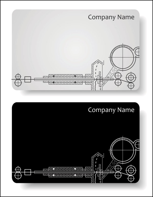 Engineering Mechanical Drawings - vector