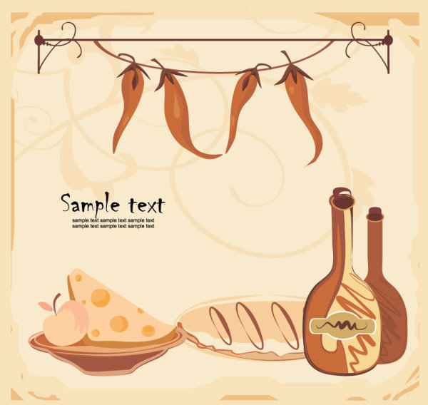 卡通菜单模板03&mdash;&mdash;矢量素材