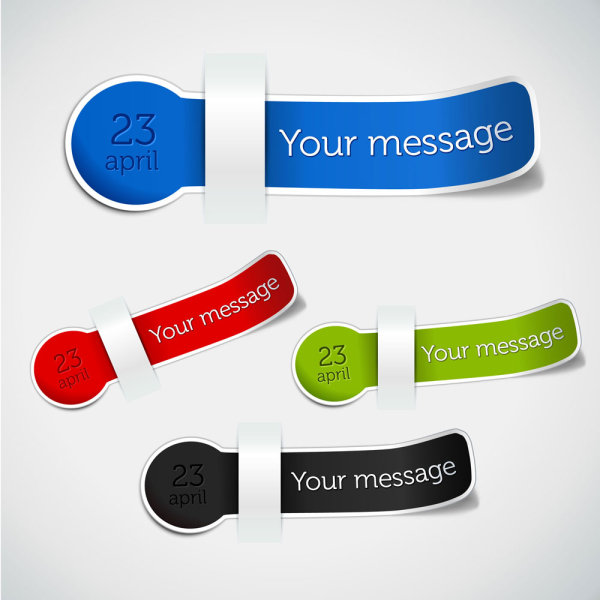 信息贴纸03&mdash;&mdash;矢量素材