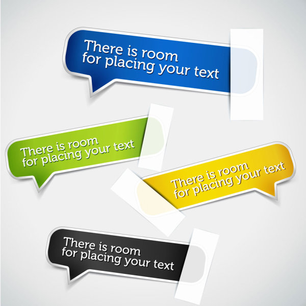 信息贴纸05&mdash;&mdash;矢量素材