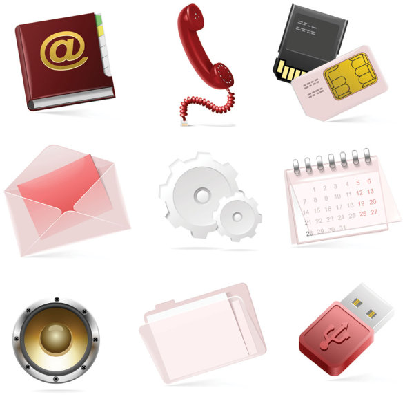 Class icons - vector material