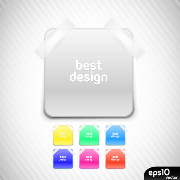 多彩的讲话泡沫02&mdash;&mdash;矢量素材