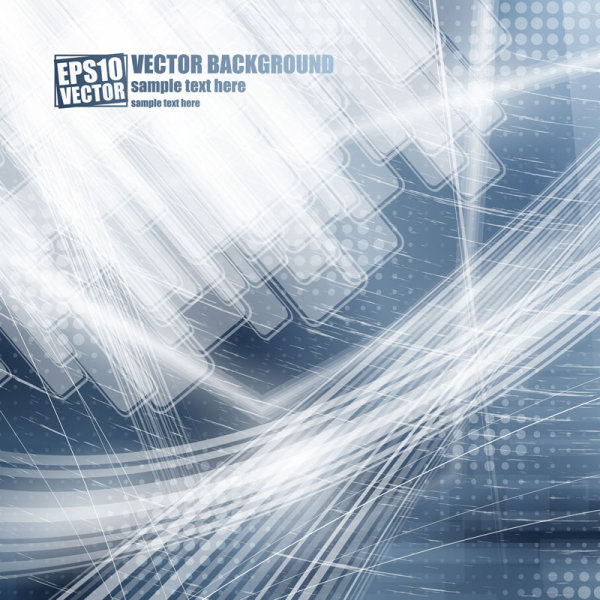 The brilliant dynamic flow line background 01 - vector material