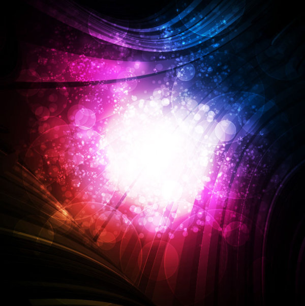 The trend of colorful background 03 - vector material