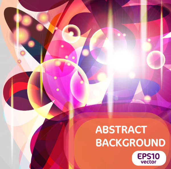 Bright trend Halo background 03 - vector material