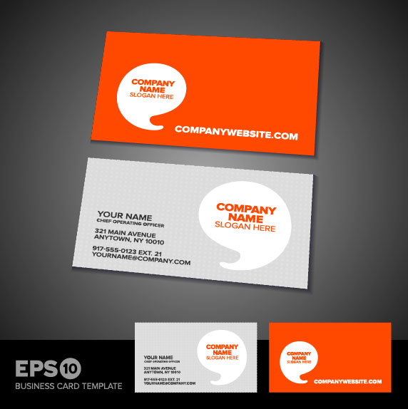 Business card template 05 - vector material