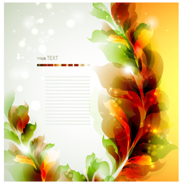 Colorful pattern background 02 - vector material