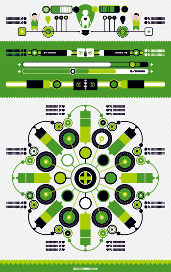 Graphical icon 02 - vector material