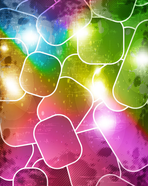 Trend template design 02 - vector material