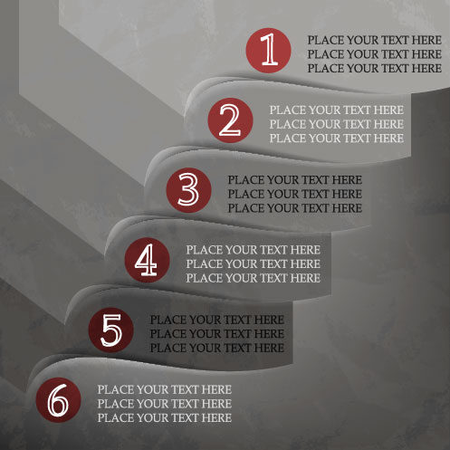 Origami banner 01 - vector material