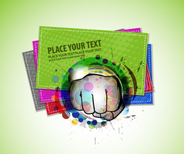 Tide card 04 - vector material