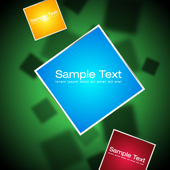 Trend stereo background 05 - vector material