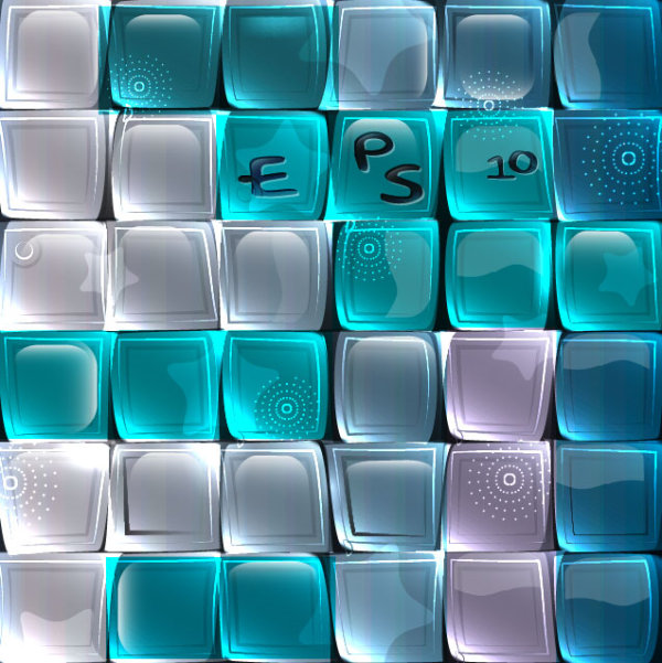 Fashion glass textured background 04 - vector material