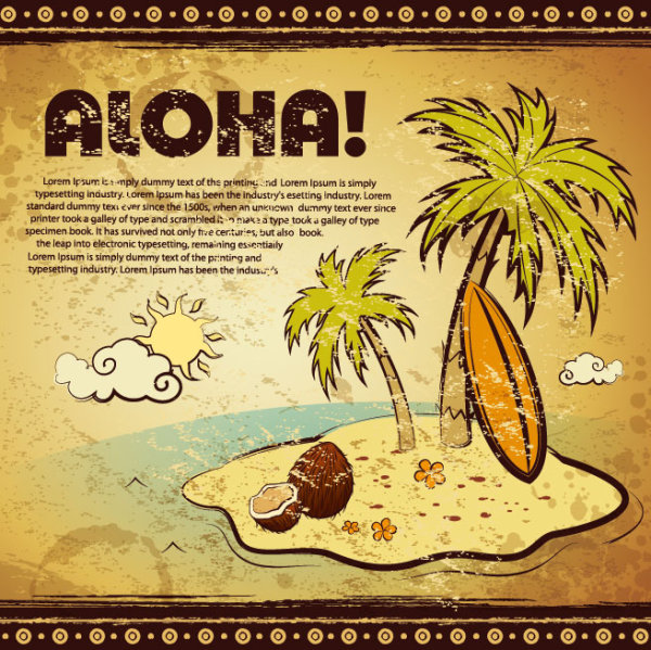 Creative Postcard 02 - vector material