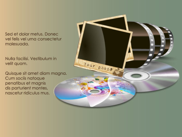 Retro Film 03 - vector material