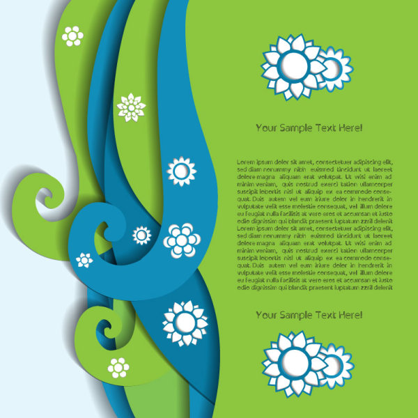 Beautifully label 01 - vector material